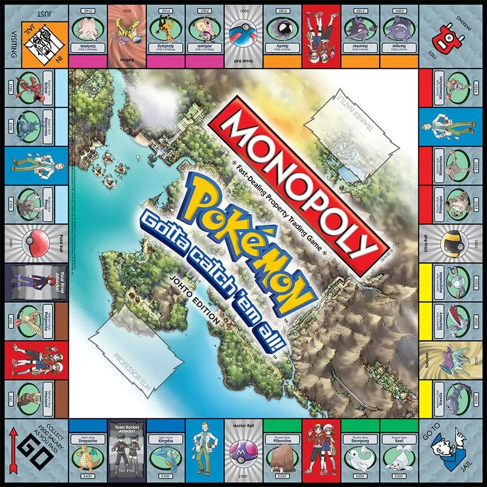Monopólio Pokemon - Yellow 2