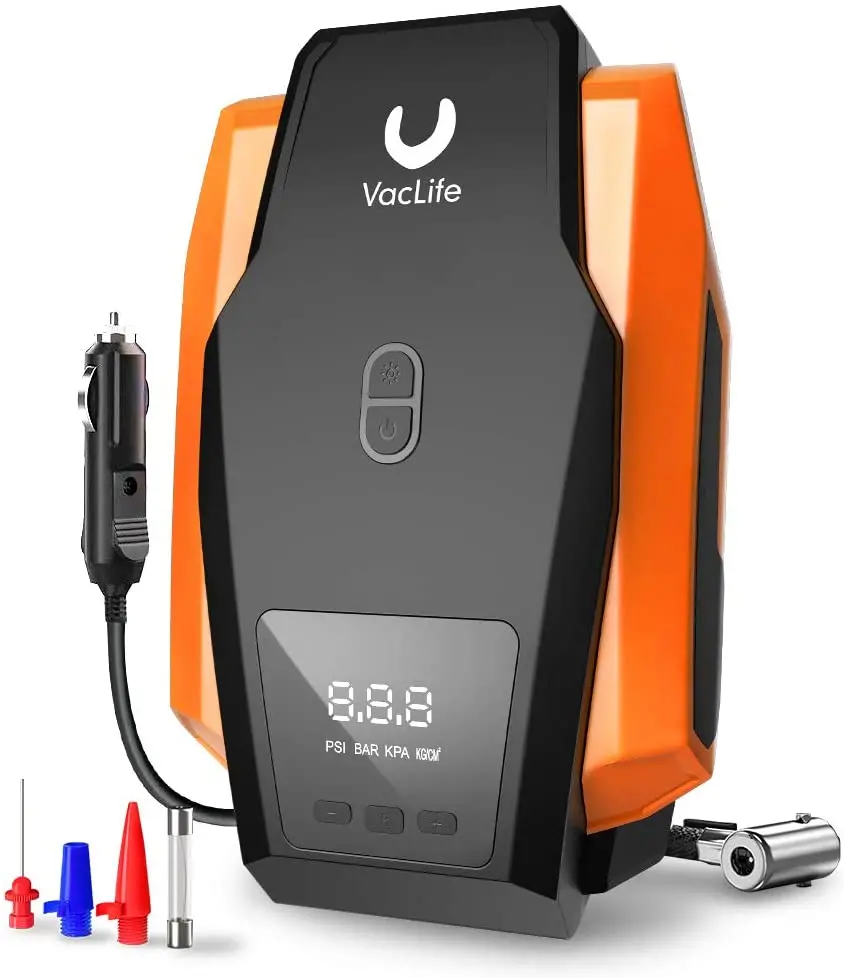 Compressor De Ar Para Enchimento Pneu Portátil Vaclife (Usa)- Novo 1