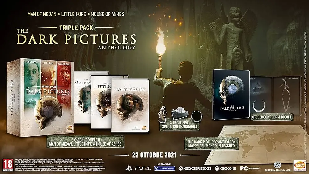 The Dark Pictures Antology Triple Pack Ps4 - Novo 2
