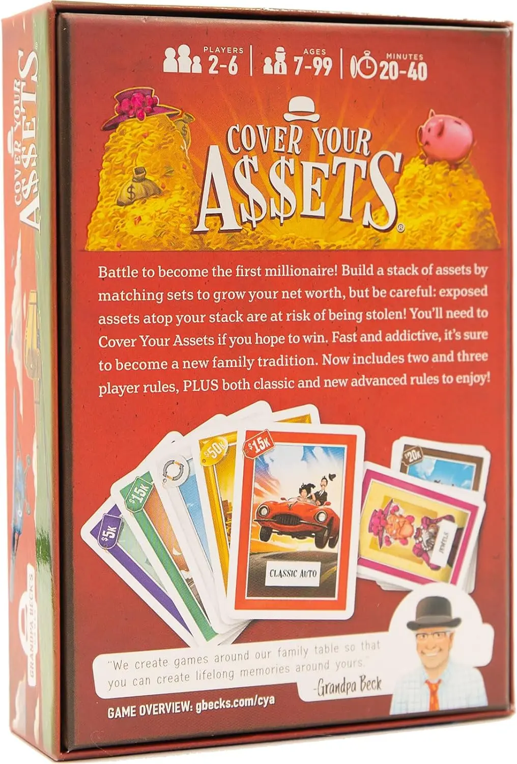Jogo De Cartas - Cover Your Assets Dollars 2