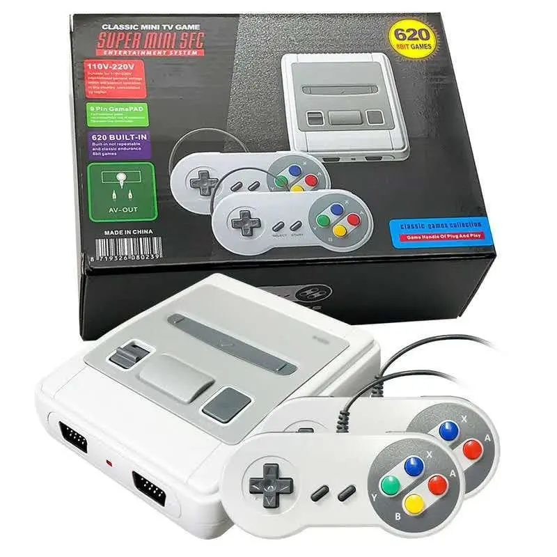 Consola Super Mini Sfc Retro +620 Jogos - Novo 1
