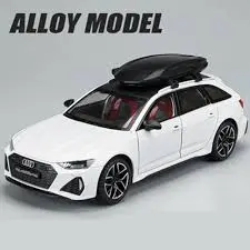 Carro Colecionável Audi Rs6   Escala 1:24 1