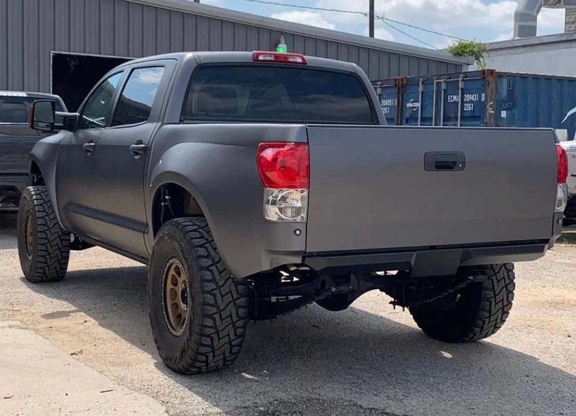 2007-2021 Toyota Tundra Rear Plate Bumper / Mzb-T2-1A 1