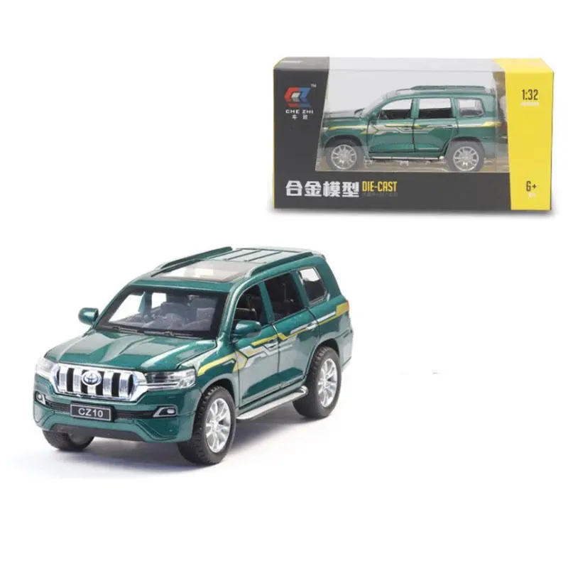 Carro Colecionavel Toyota Prado Verde Escala  1:24 1