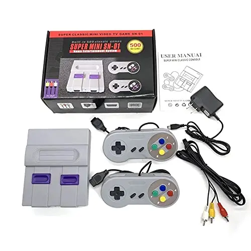 Consola Super Mini Retro Sn-01 +500 Jogos Clássicos - Novo 1