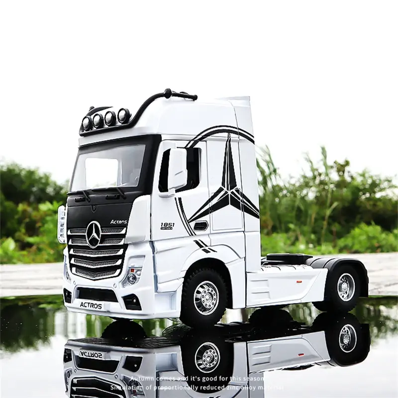 Carro Colecionavel Benz Actros Escala 1:24 1