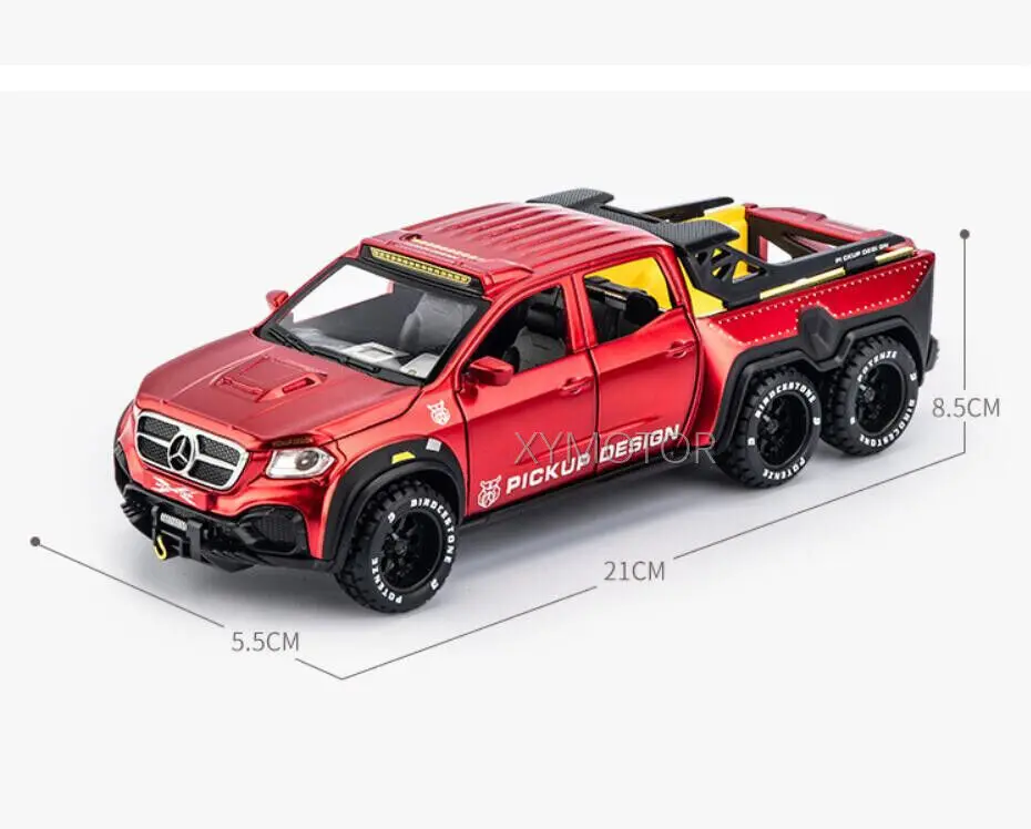Carro Colecionável Benz X-Class Exy Pickup Escala 1:24 1