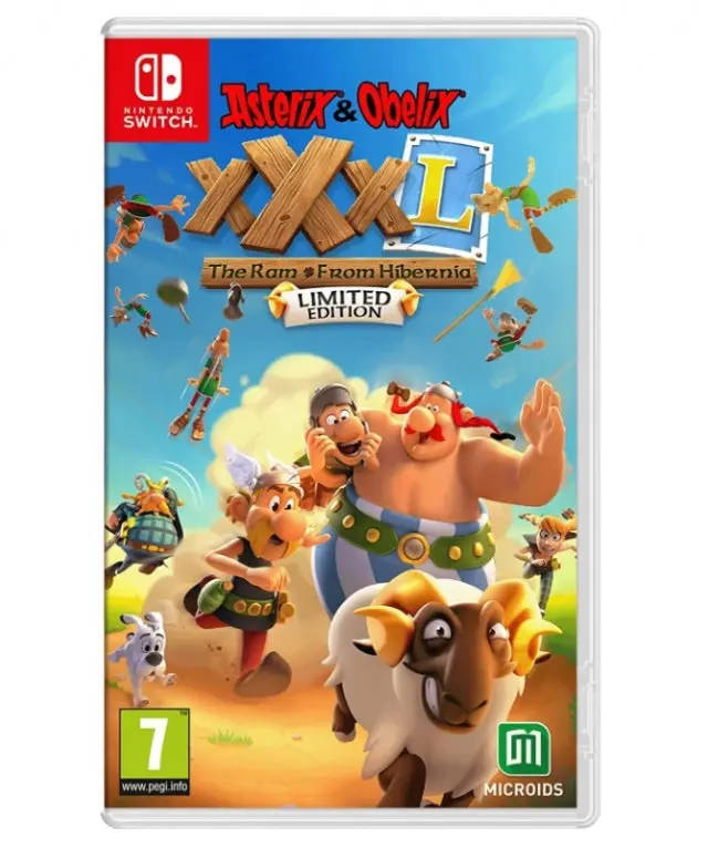Asterix & Obelix Xxxl The Ram From Hibernia Limited Edition-Nintendo Switch Novo 1