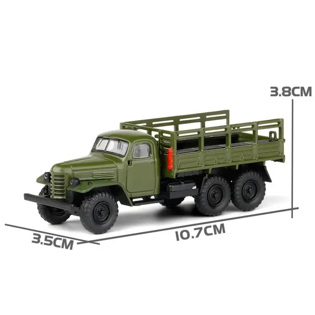 Carro Colecionável Transporte Militar Escala 1:24 1