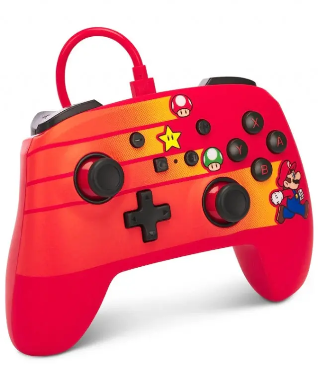 Comando Powera Com Fios Speedster Mario Nintendo Switch - Novo 1
