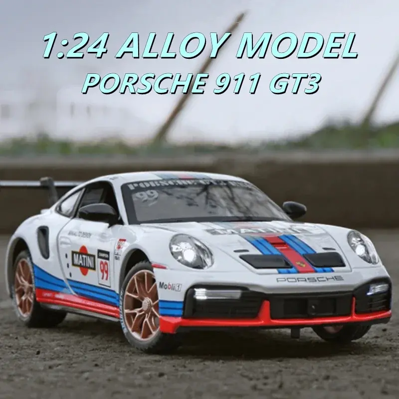Carro Colecionável Porsche 911 Gt3 Escala 1:32 1
