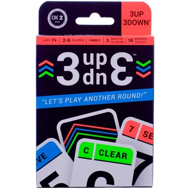 Jogo De Cartas - 3Up 3Dn 1