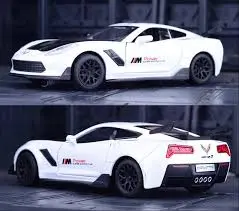 Carro Colecionável Chevrolet Corvette  Escala 1:32 1