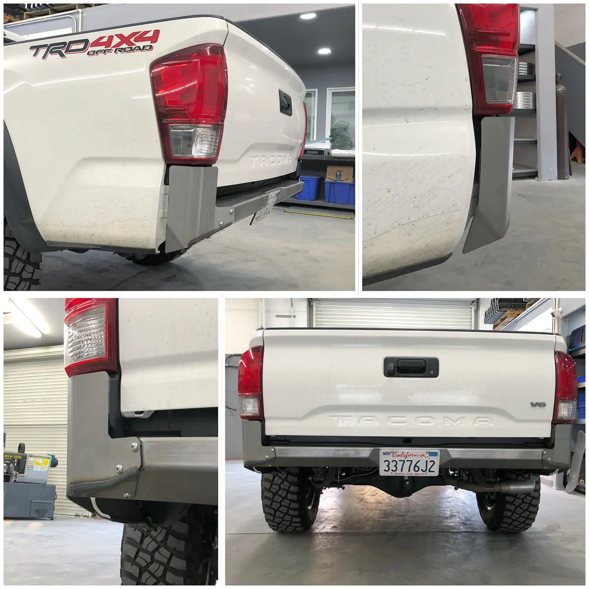2016+ Toyota Tacoma Rear Plate Bumper / Mzb-T2-3A 1