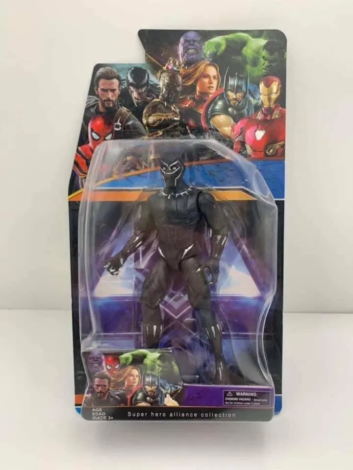Figurinha De Ação Pantera Negra - Marvel 1