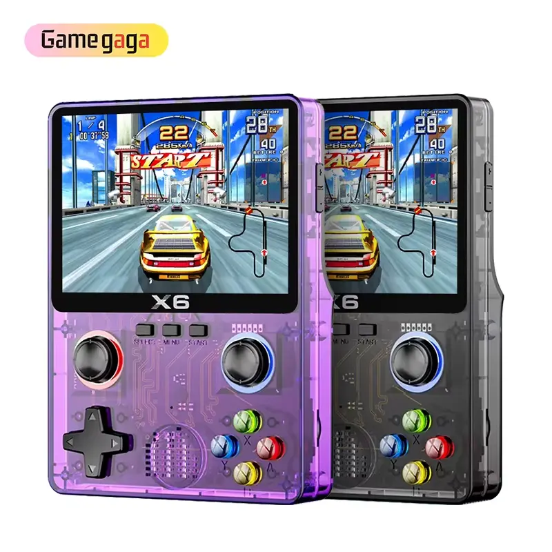 Consola Retro Emulador Portátil Vj X6 Retro  Transparente +15,000 Jogos Clássicos - Novo 1