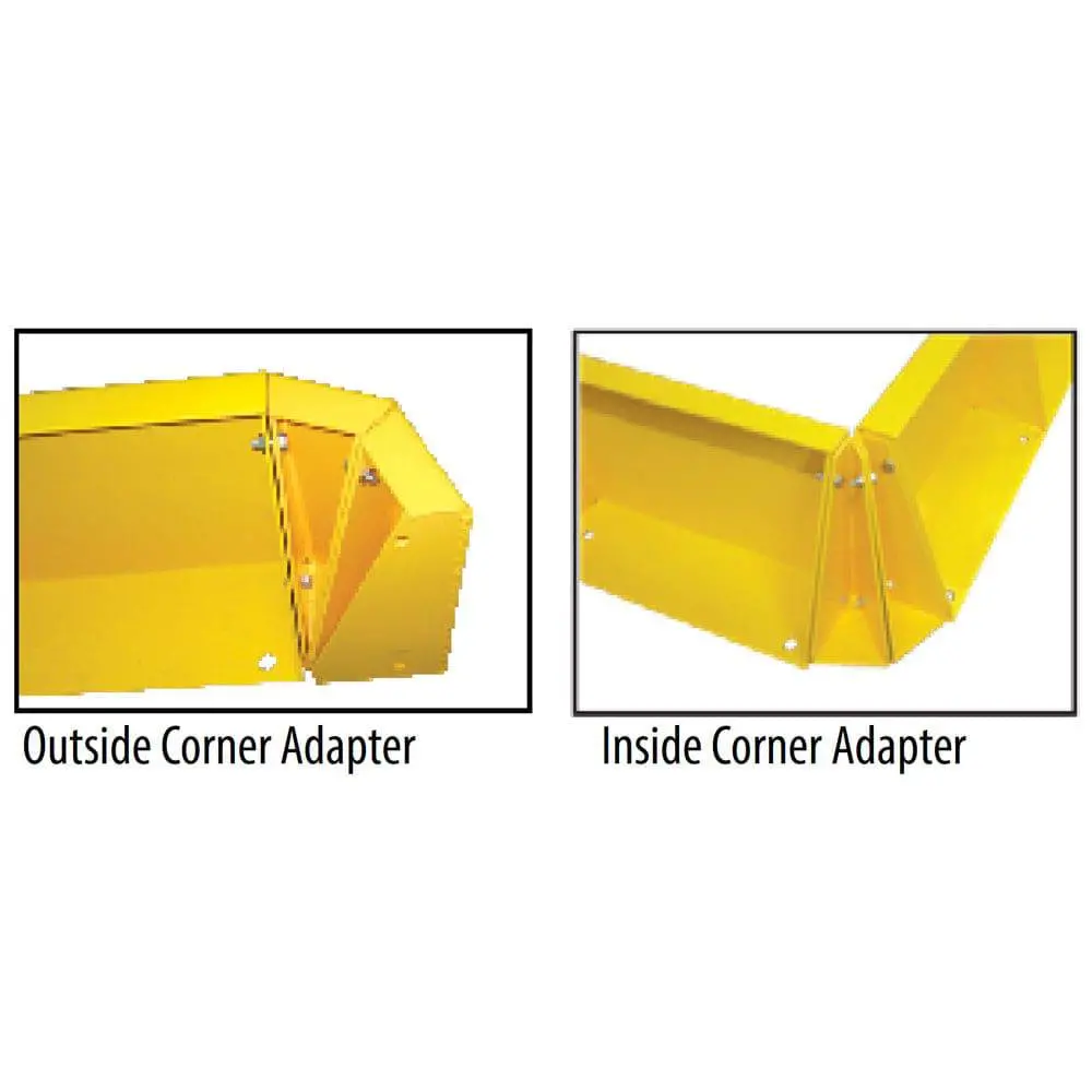 12-In Tall Floor-Mounted Barrier Corners 1