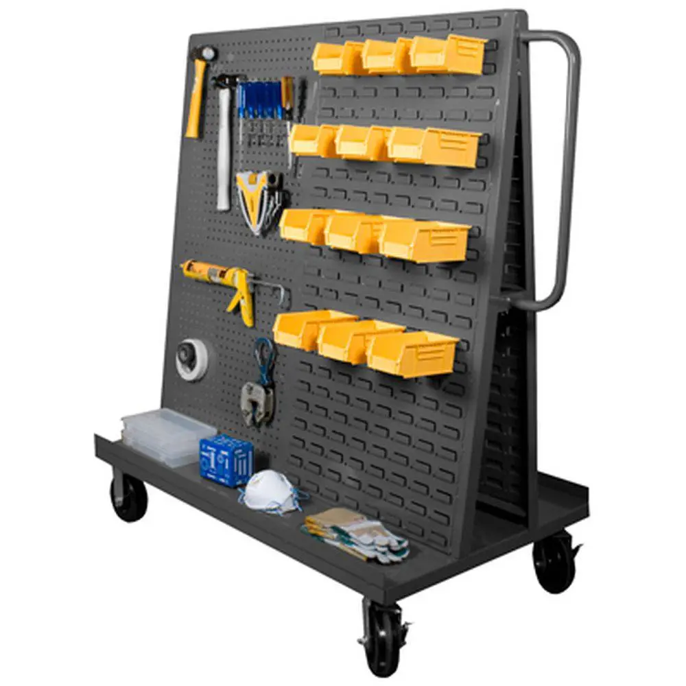 A Frame Truck W/ Louvered Panel And Pegboard On Both Sides 1