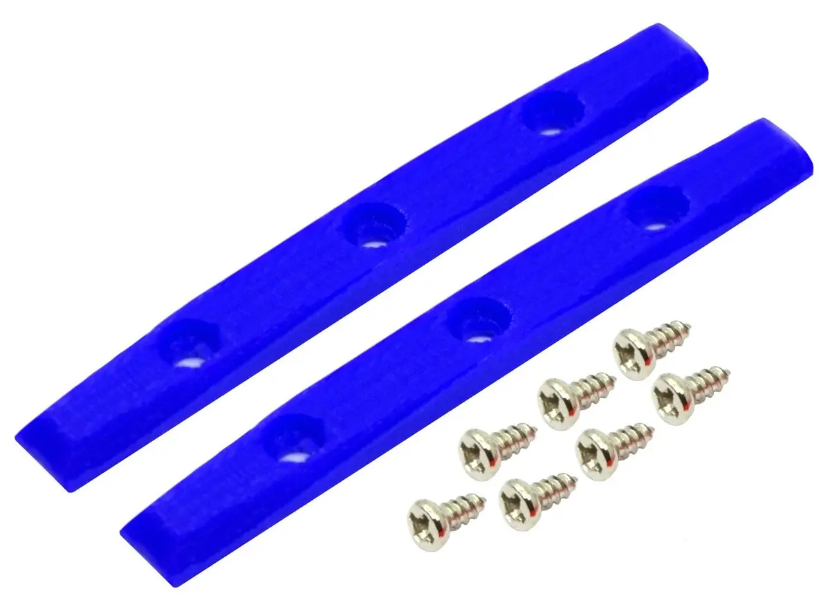 Gem Edition Board Rails (Screws Included) - Blue 1