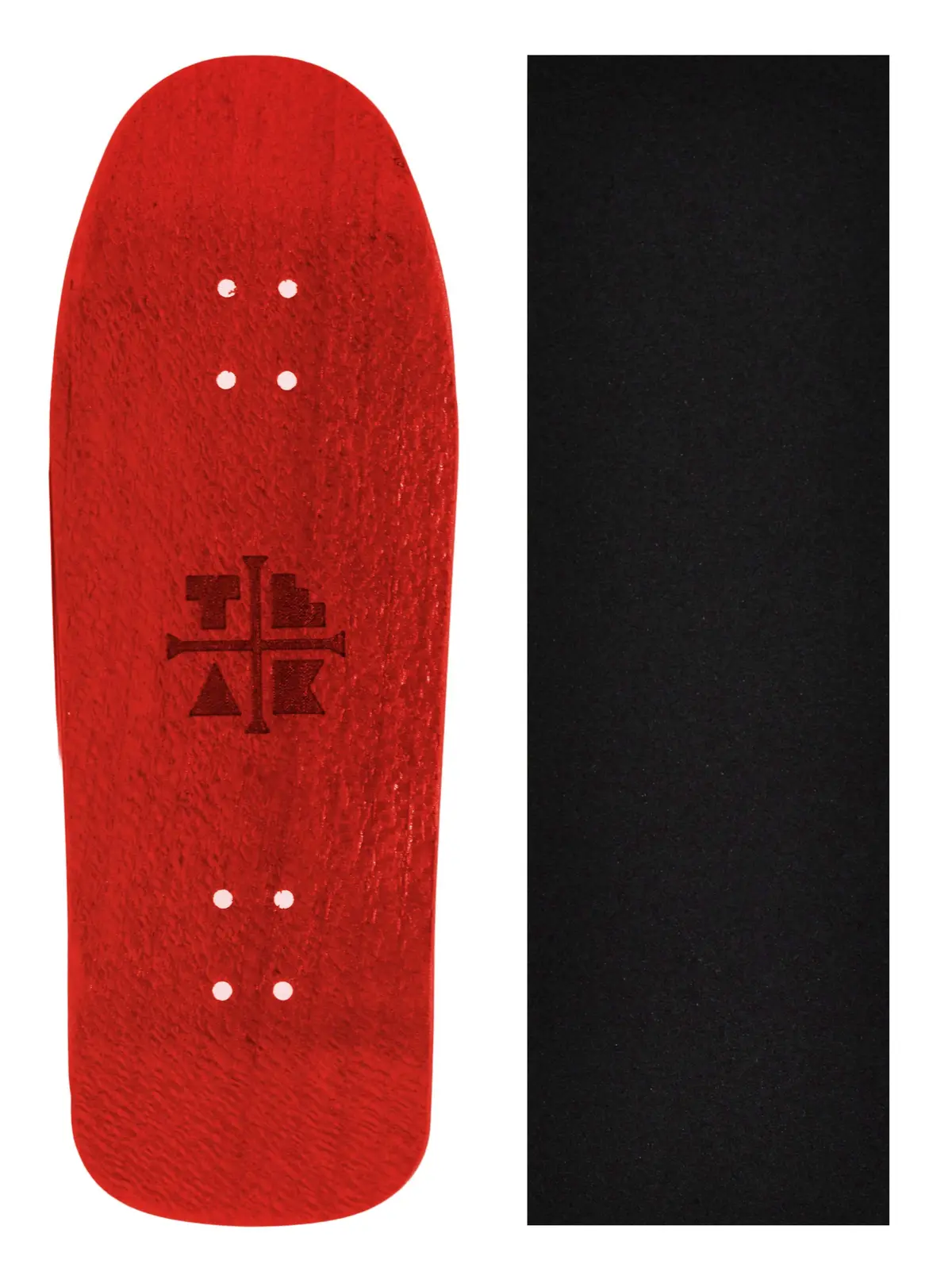 Carlsbad Cruiser Wooden Fingerboard Deck, "Cherry Red" - 34Mm X 100Mm 1
