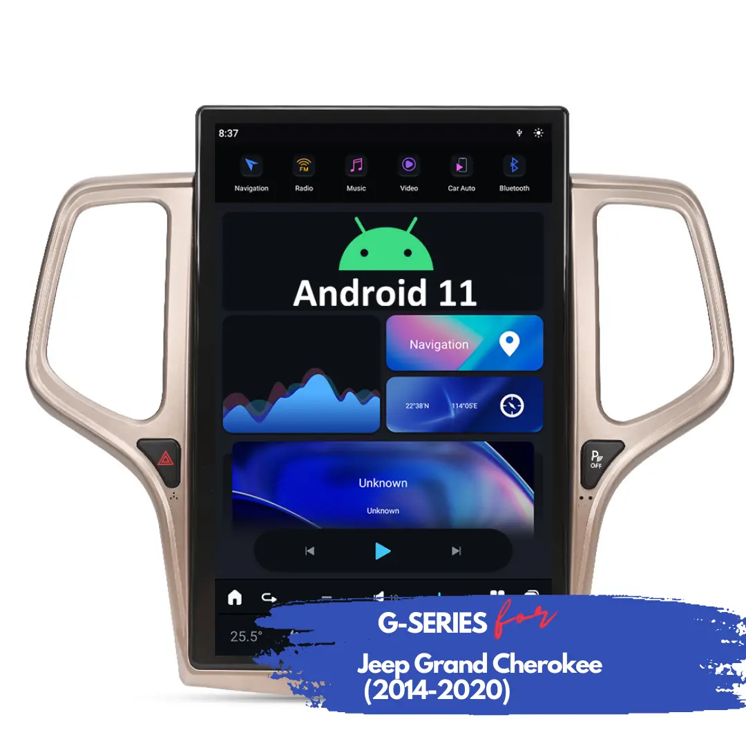 Jeep Grand Cherokee (2010–2020) Android Head Unit | Squarewheels G-Series 1