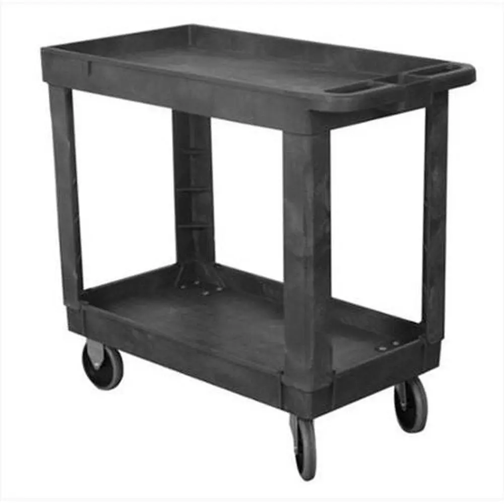 Wesco Standard Plastic Service Cart - 500 Lbs Capacity, 17"W X 34"L 1