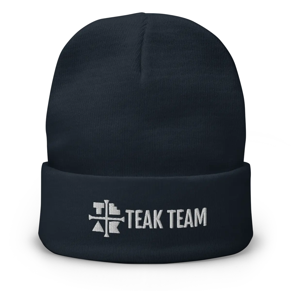 Teak Team Embroidered Beanie - Teak Team Merch 1
