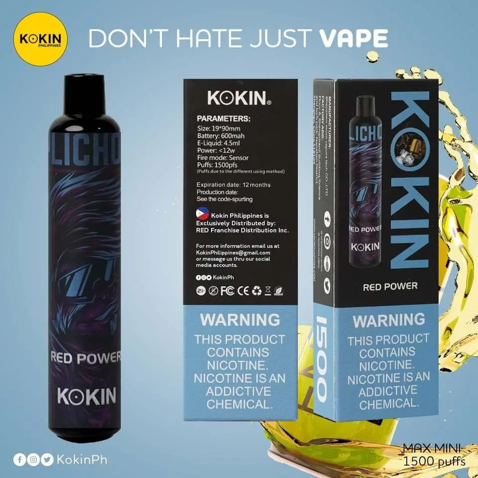 Cigarros Digitais Descartaveis (Pod) Kokin Vape 6