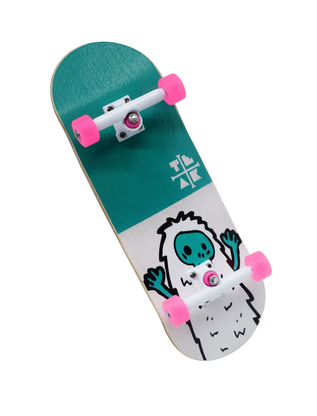32Mm Heat Transfer Graphic Complete + Apex Wheels - "Pinky The Yeti" 1