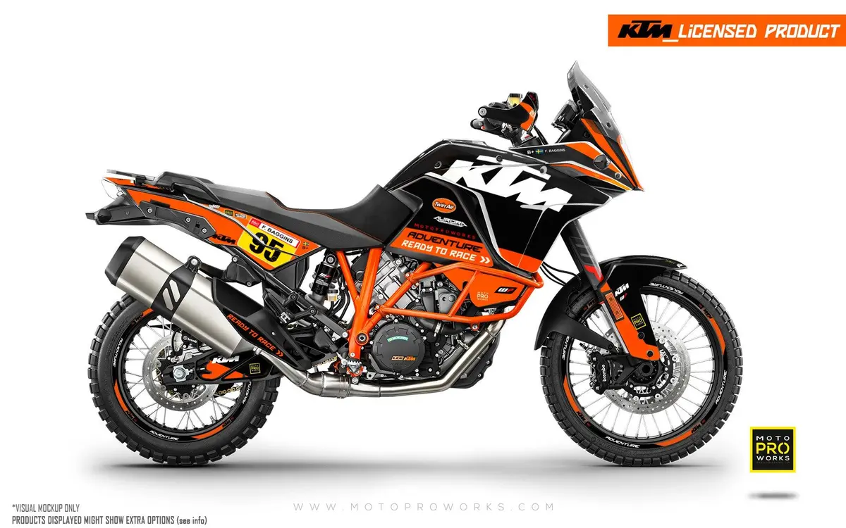 Ktm 1090 Adventure Graphics - "Waypointer"  (Midnight) 1