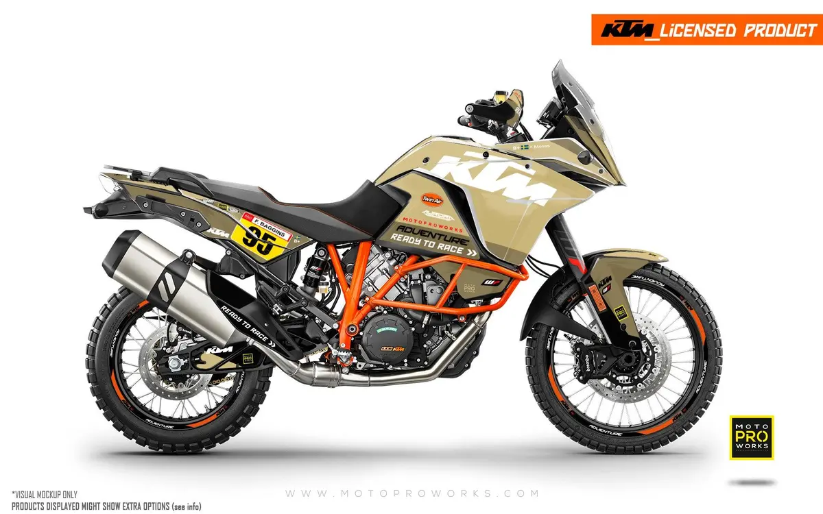 Ktm 1190 Adventure Graphics - "Waypointer" (Sand) 1