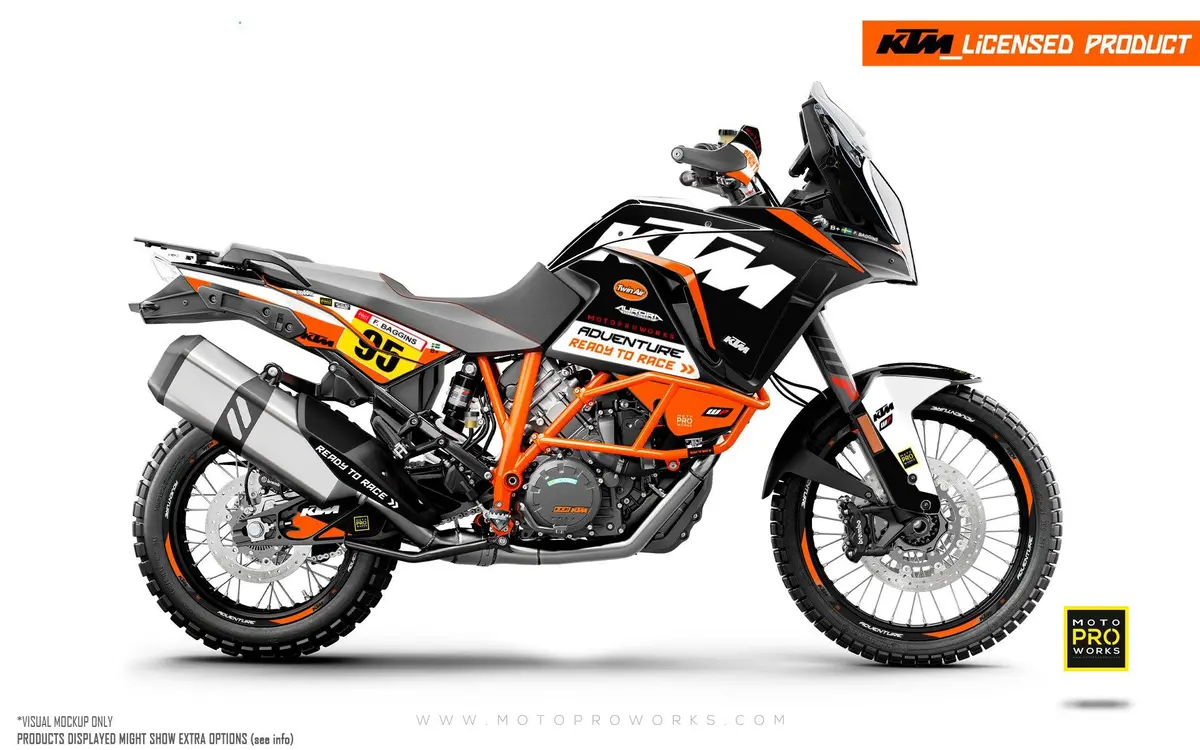 Ktm 1290 Super Adventure 2017-2020 Graphics - "Waypointer" (Night) 1