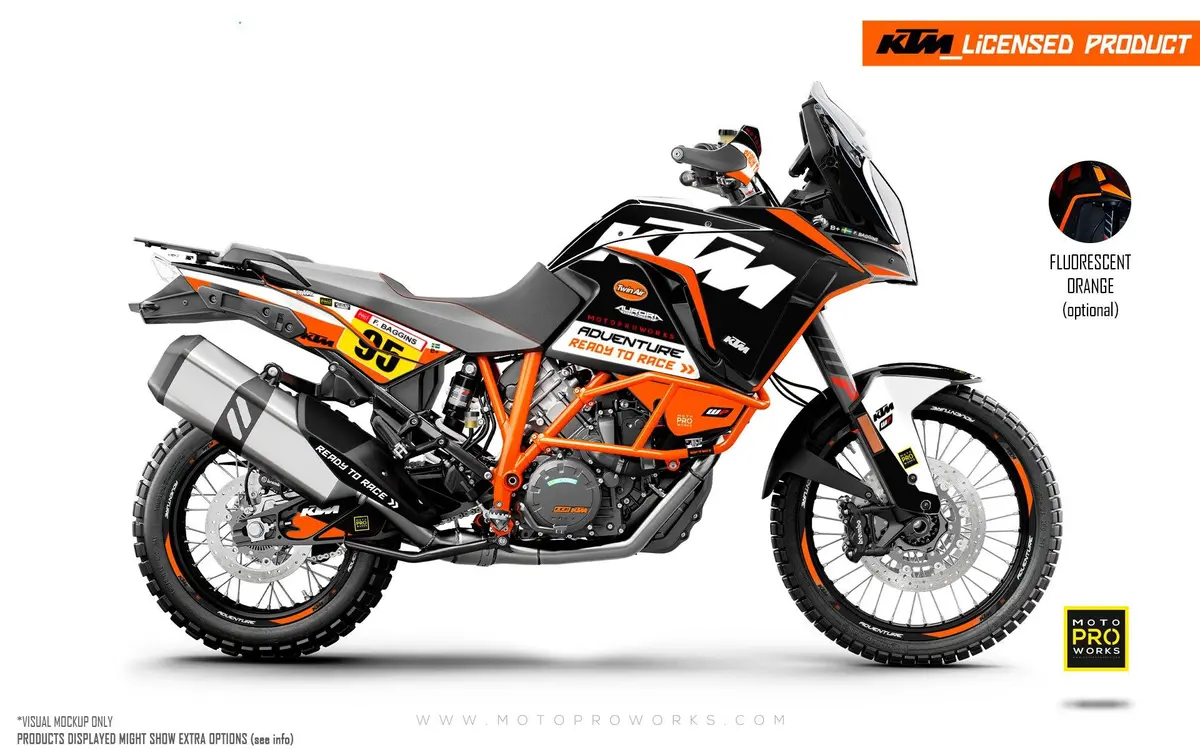 Ktm 1290 Super Adventure 2017-2020 Graphics - "Waypointer" (Night) 2