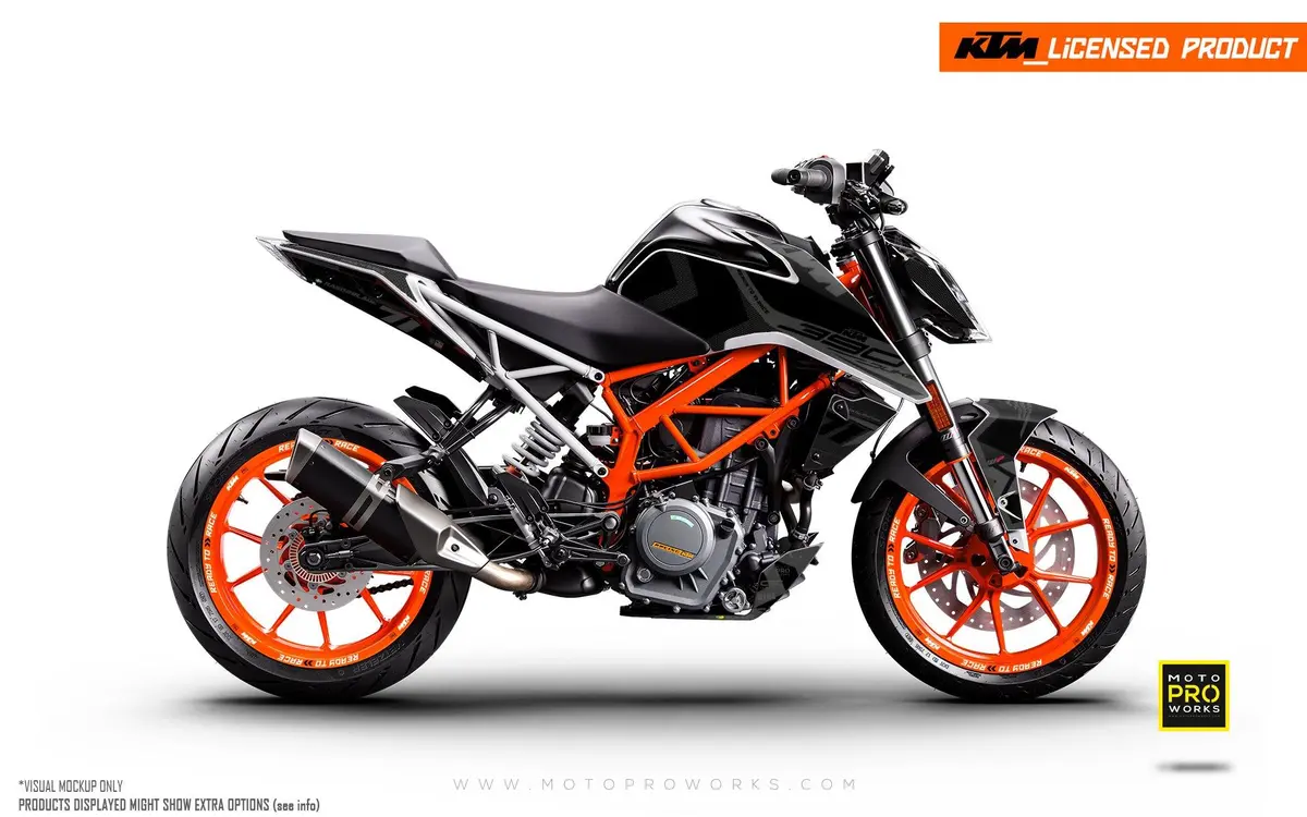 Ktm 125 Duke Graphics - "Rasorblade" (Stealth) 1