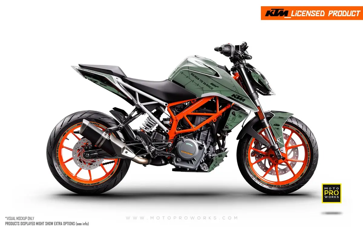 Ktm 125 Duke Graphics - "Liberty" (Moss) 1