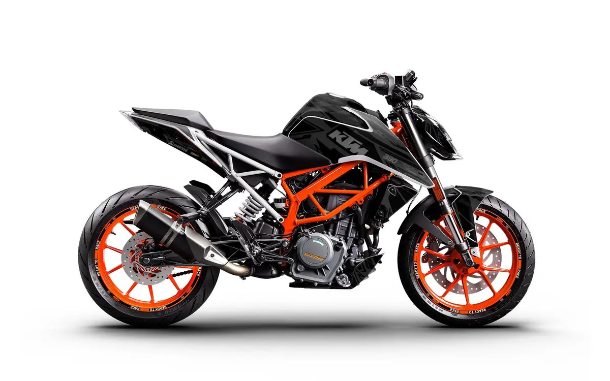 Ktm 125 Duke 2011-2023 Graphics - "Pulse" (Black) 1