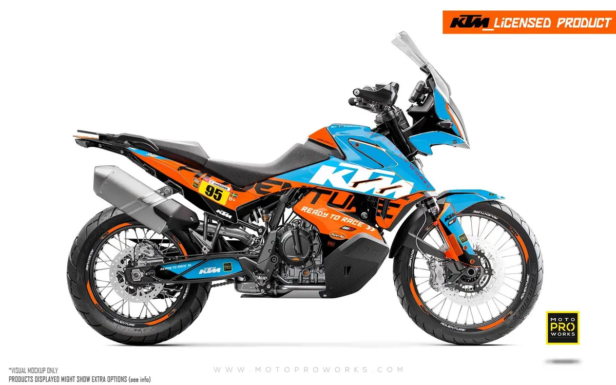 Ktm 790/890 Adventure R/S Graphics - "Waypointer" (Ocean) 1