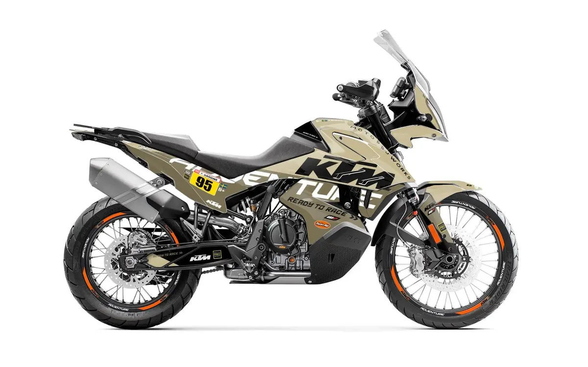 Ktm 790/890 Adventure R/S Graphics - "Waypointer" (Sand) 1