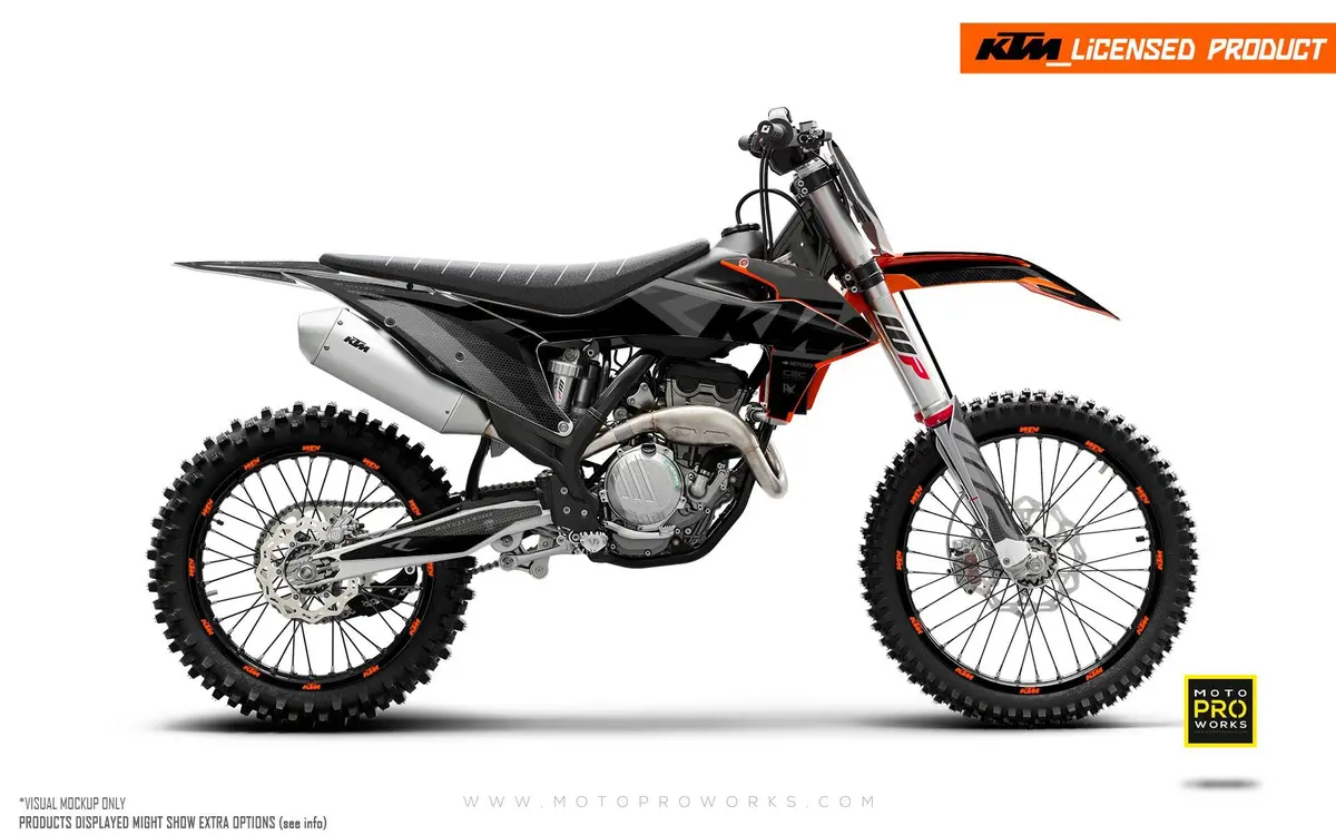 Ktm Sx / Sx-F Graphics - "Rr-Tech" (Black) 1