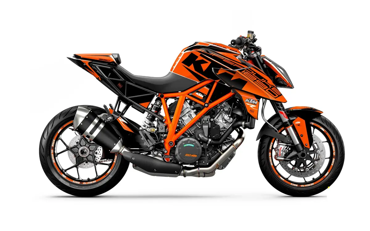 Ktm 1290 Super Duke R 2014-2019 Graphics - "Torque" (Orange) 1