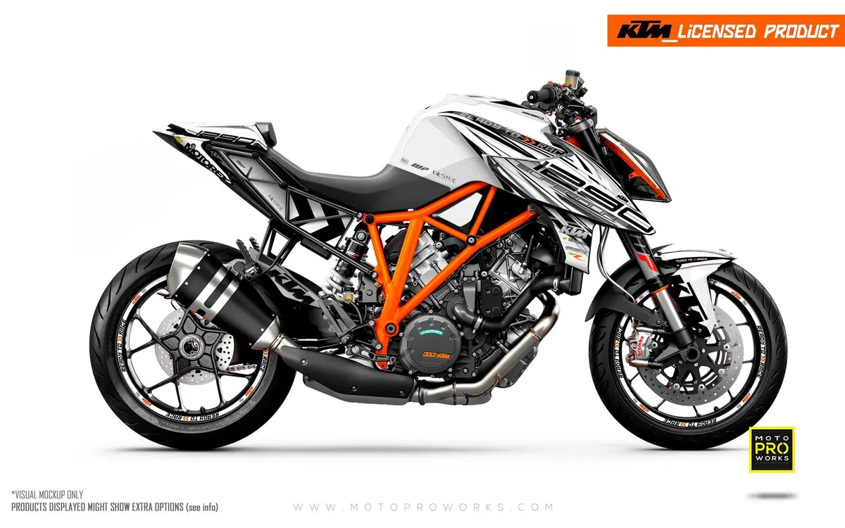 Ktm 1290 Super Duke R 2014-2019 - "Vortex" (White) 1