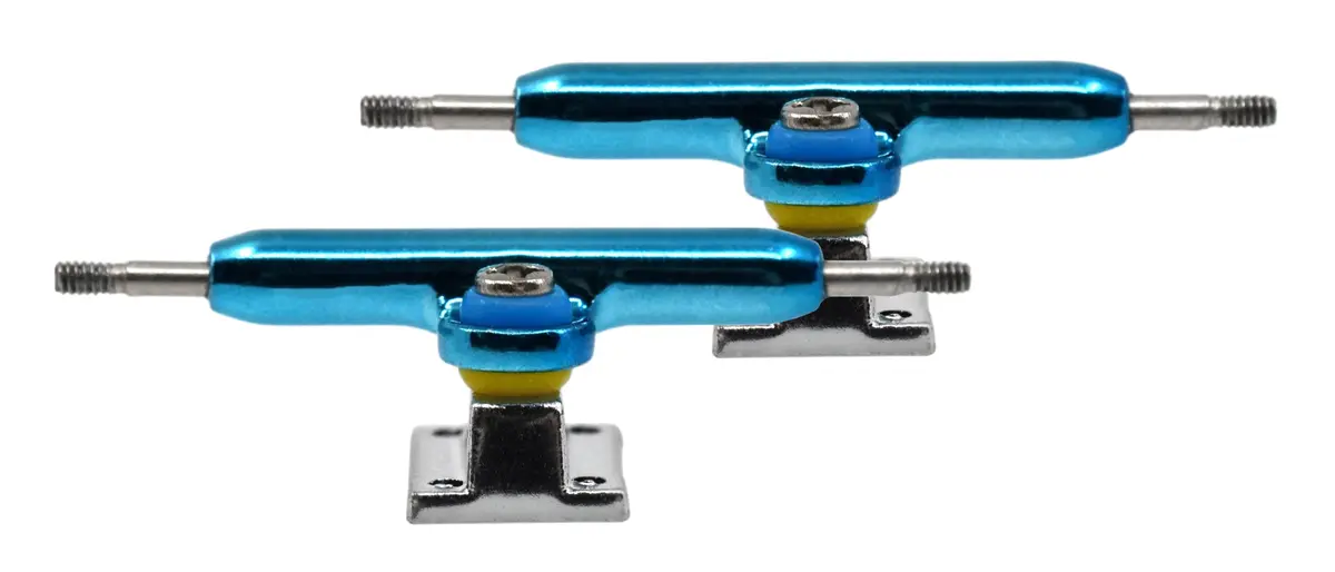 Prodigy Pro Inverted Fingerboard Trucks, 34Mm - Electric Blue Colorway 1