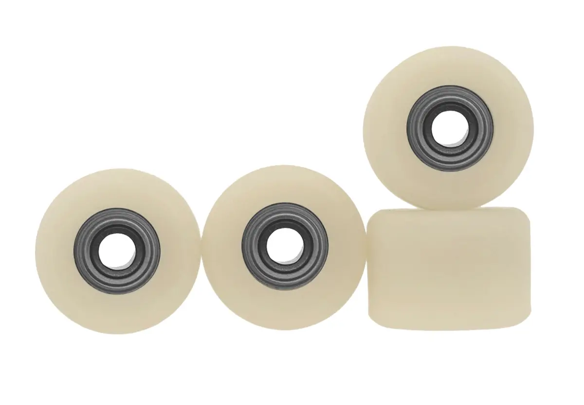 Apex Shorty 61D Urethane Wheels - Abec-9 Bearings - Coyote Tan Colorway 1