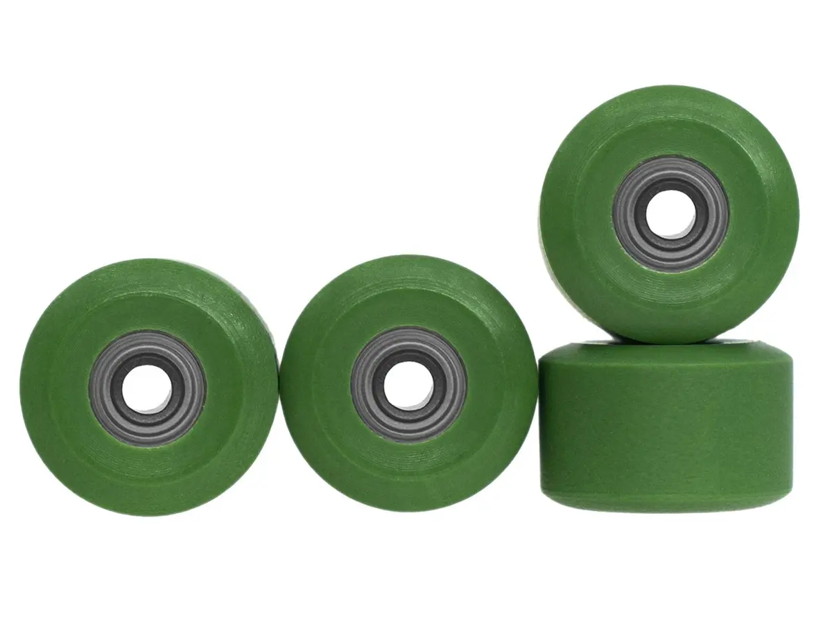 Apex New Street Wheels - 65D All Terrain Polymer - Abec-9 Bearings - "Avocado" 1
