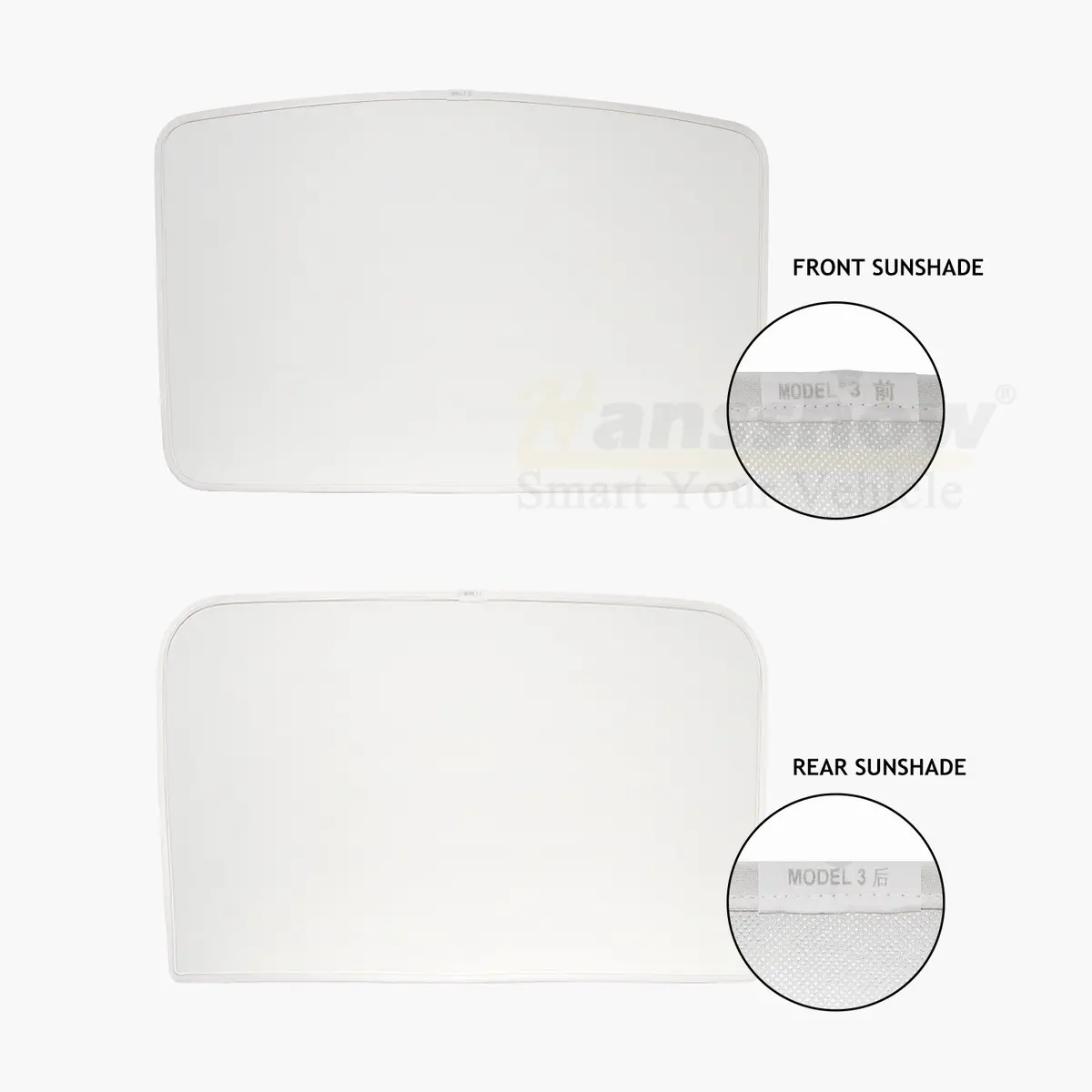 Model 3/Y Glass Roof Sunshades For Tesla Model Y 1