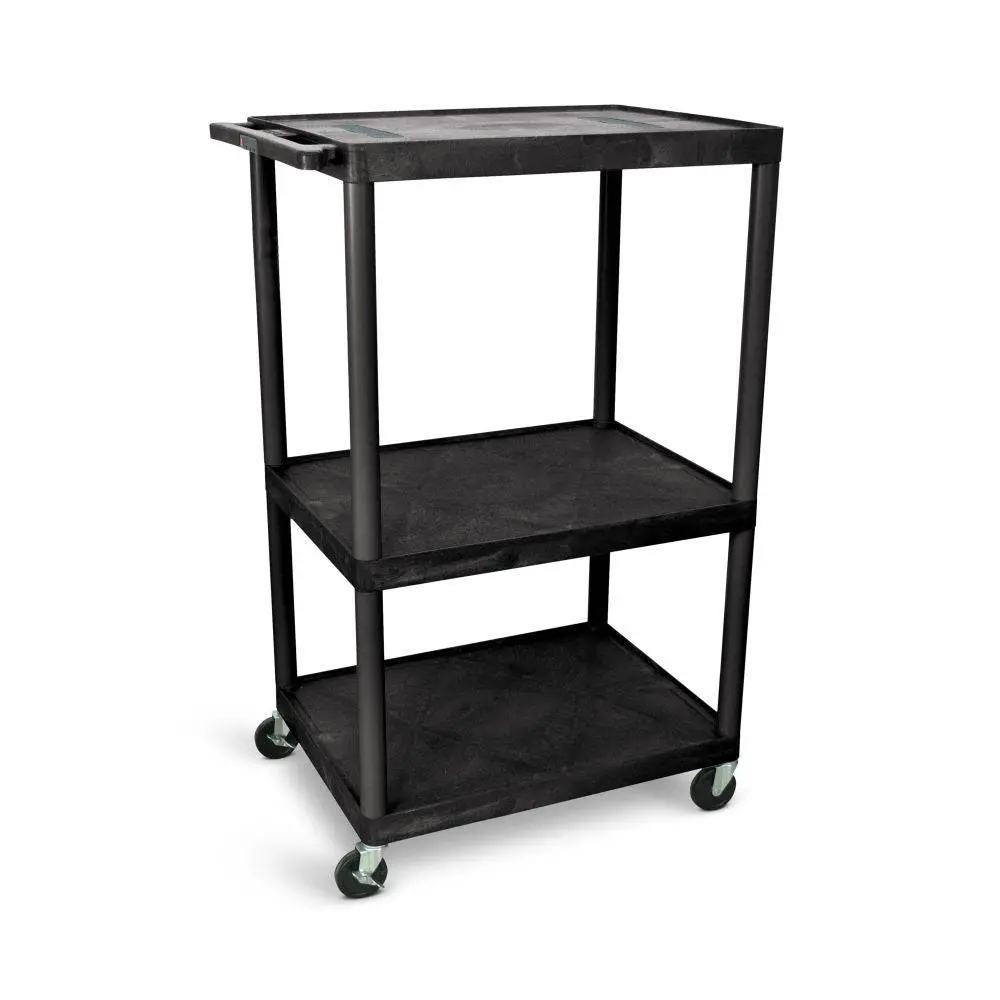 Plastic Av Cart 54"H (3 Shelves) 1