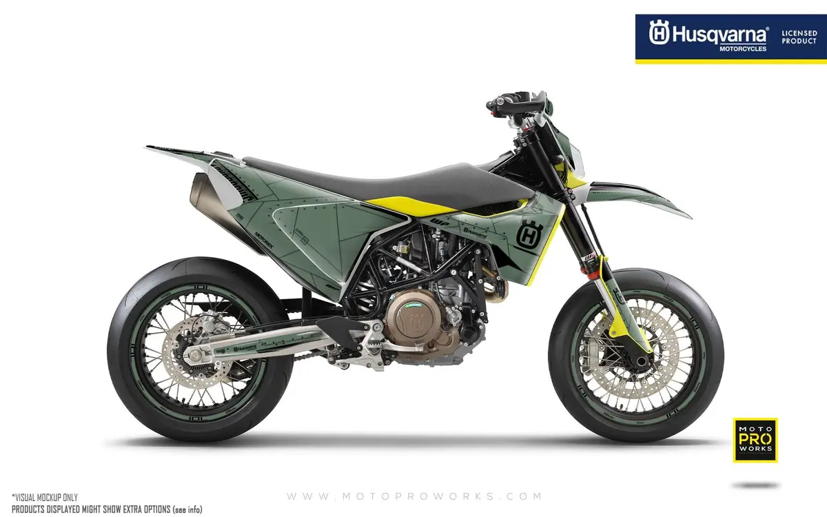 Husqvarna 701 Enduro Graphics - "Liberty" (Moss) 1
