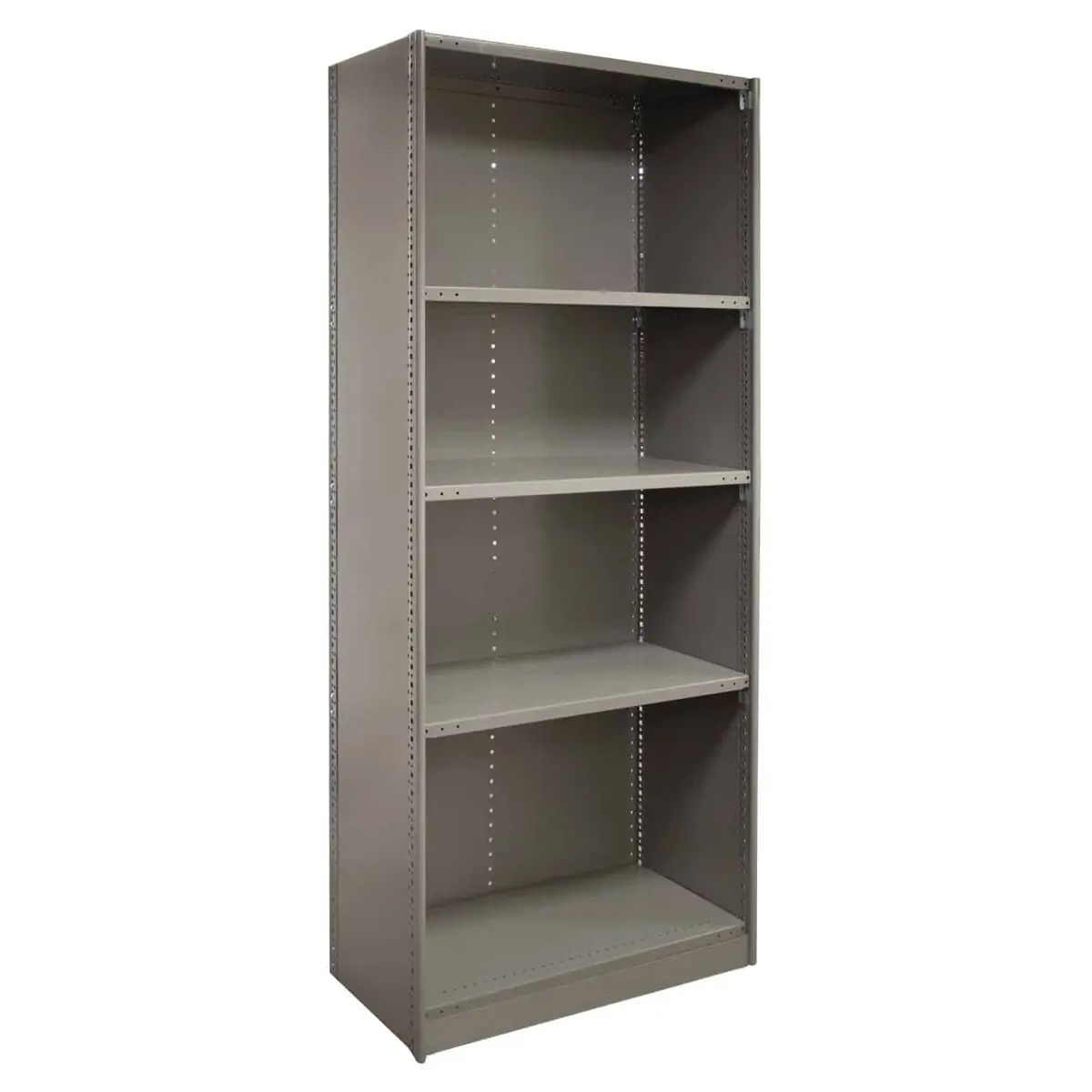 2000 Series Closed Beaded Post Shelving – 5-Level Steel Storage Unit