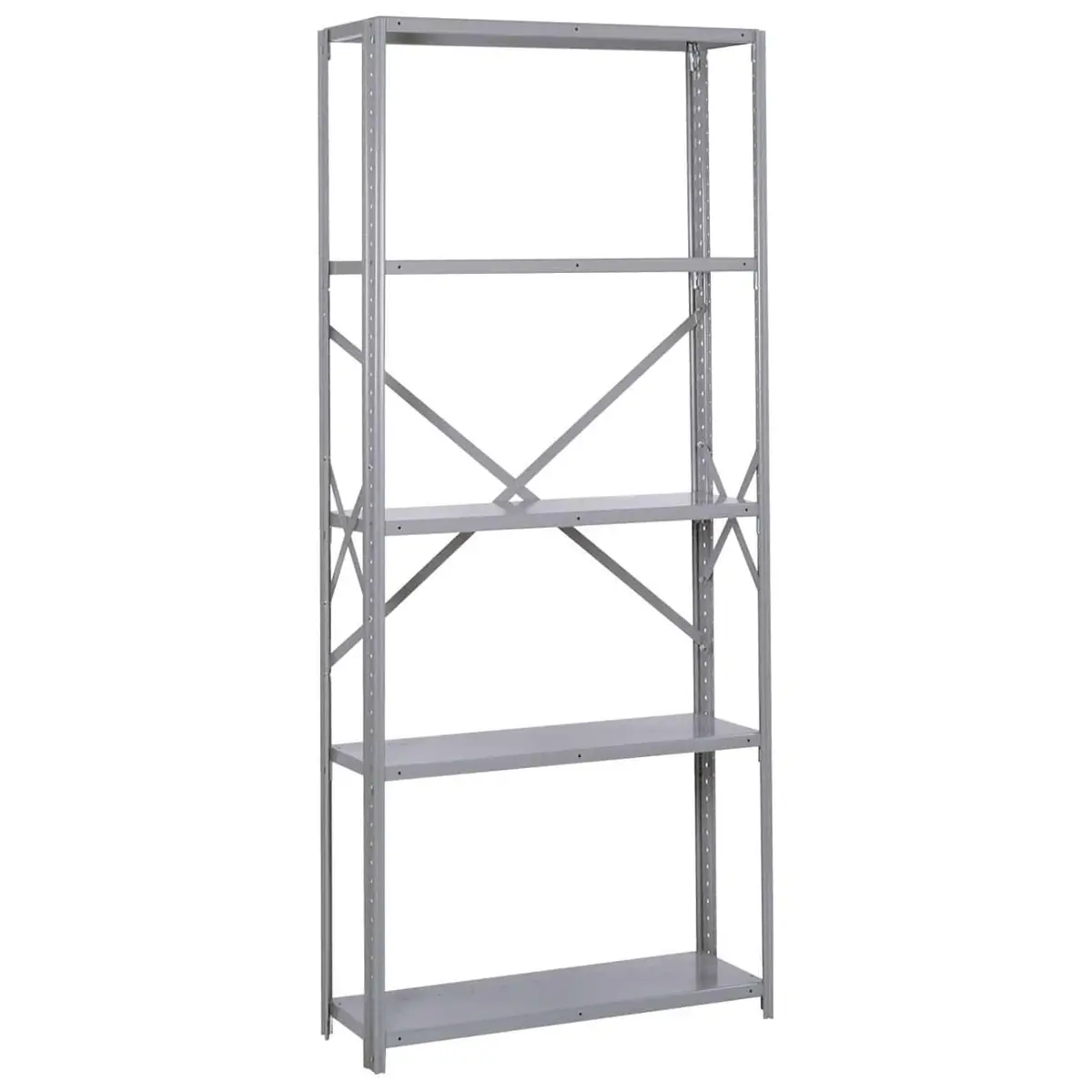 8000 Series Open Steel Shelving With 5 Shelves - 22 Gauge - Medium-Duty 4