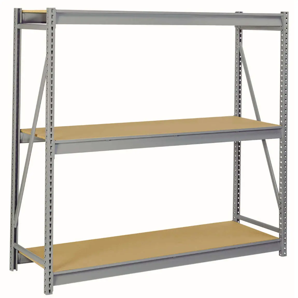 Bulk Storage Rack with Particleboard Decking – Cost-Effective Shelving Option